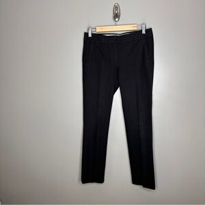 J.crew black straight leg trousers